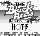Black Bass, The - Lure Fishing (USA) Title Screen